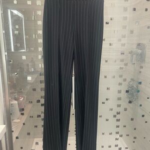 Black Pinstripe Pants